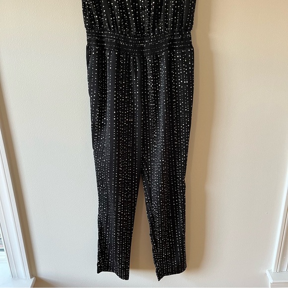 Black & White Polka Dot Jumpsuit - Picture 5 of 15